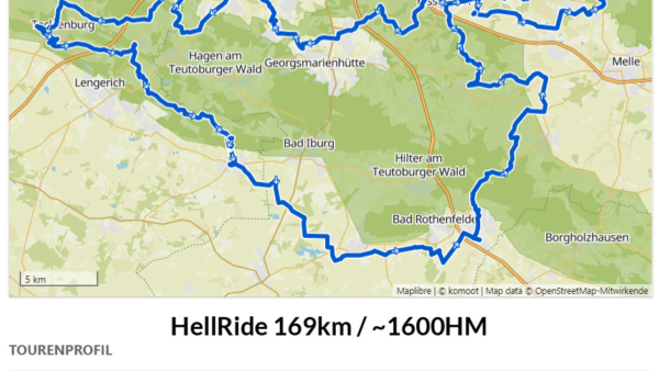 Die HellRide Strecken sind final. Strecke genehmigt